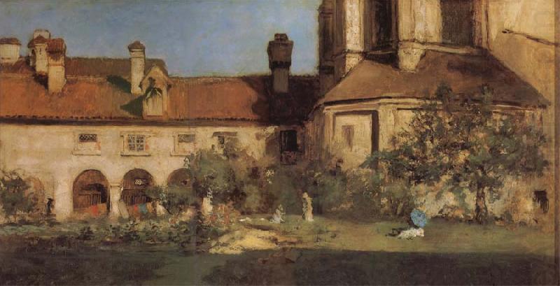 William Merritt Chase The Cloisters china oil painting image